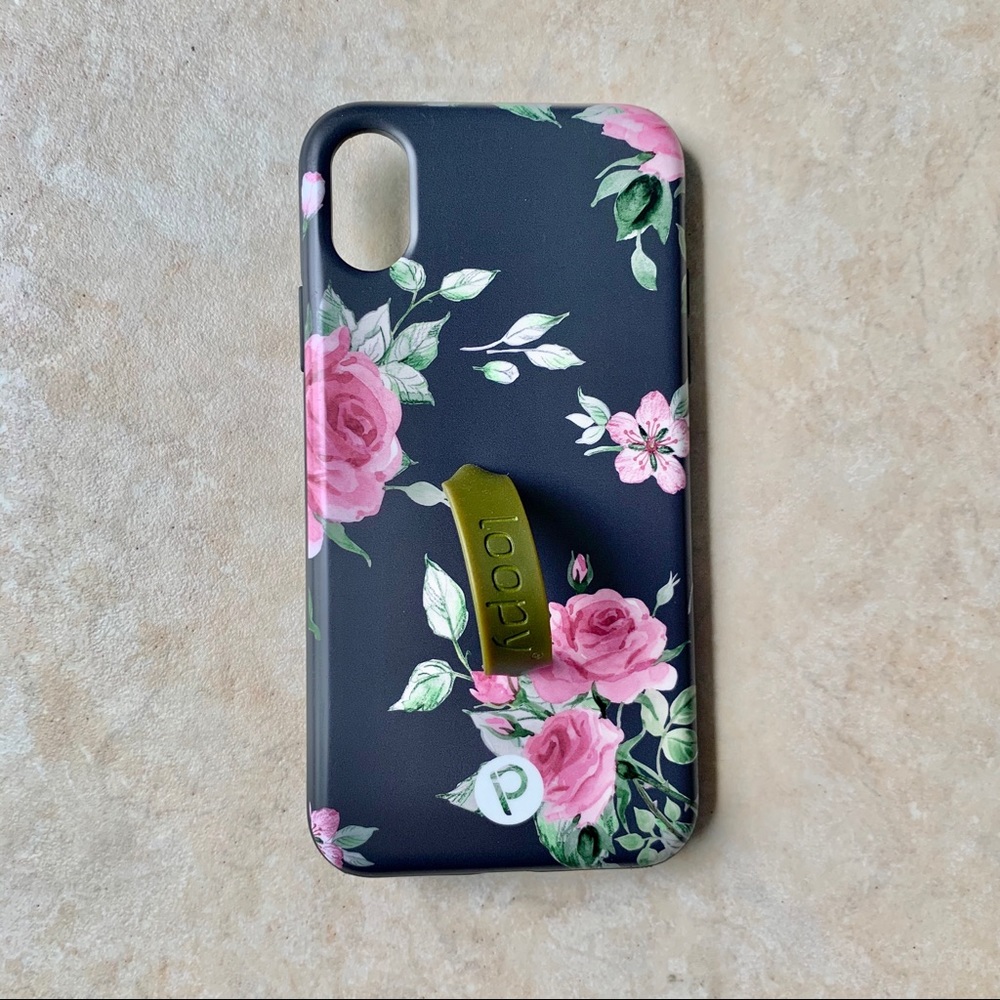 Midnight Blossom Loopy Case for iPhone X/XS
